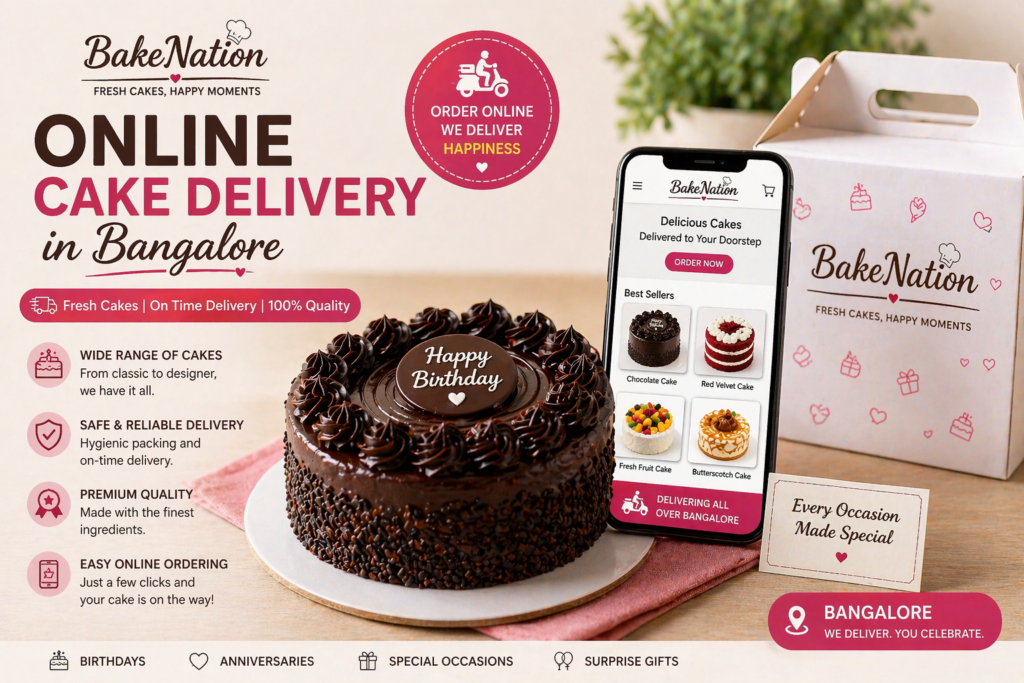 Online Cake Delivery in Bangalore